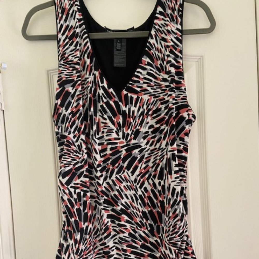 White House Black Market Sleeveless Top, Multi